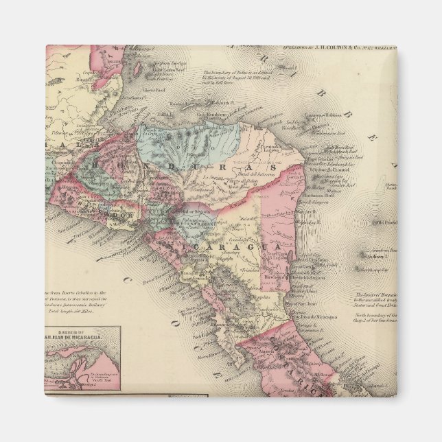 Centralamerika 5 magnet (Framsidan)