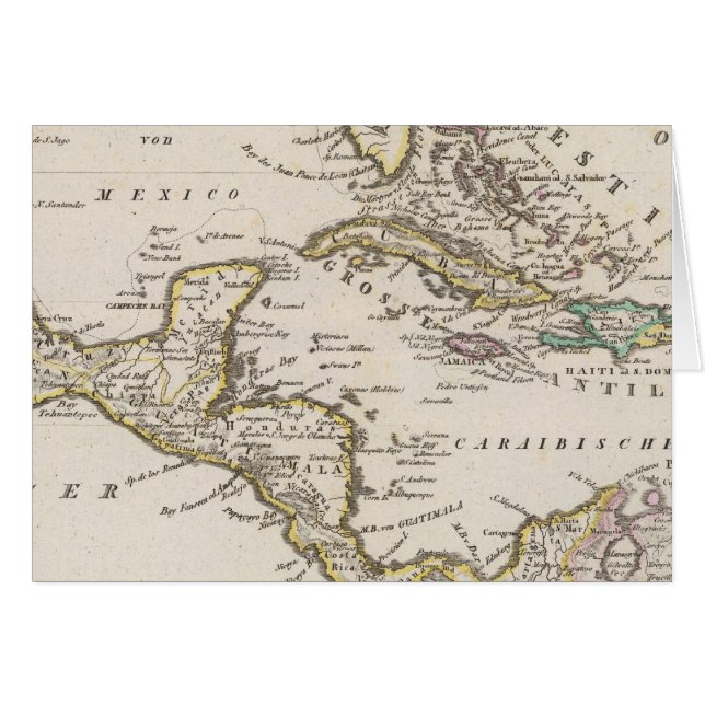 Centralamerika 6 hälsningskort (Framsidan Horizontal)