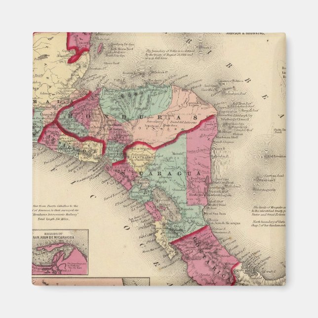 Centralamerika 6 magnet (Framsidan)