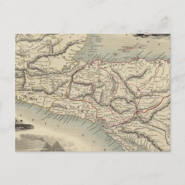 Centralamerika 7 vykort (Framsida)