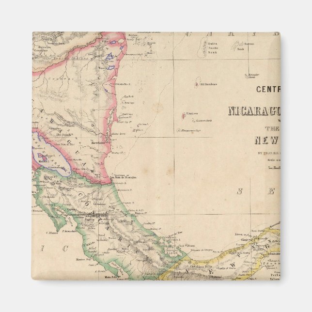 Centralamerika 9 magnet (Framsidan)