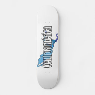Centralamerika Old School Skateboard Bräda 21,6 Cm
