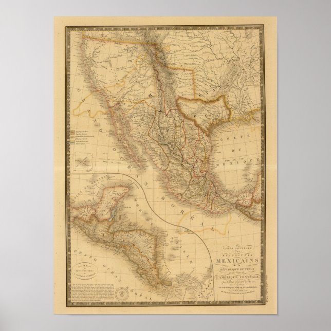Centralamerika Poster (Framsidan)