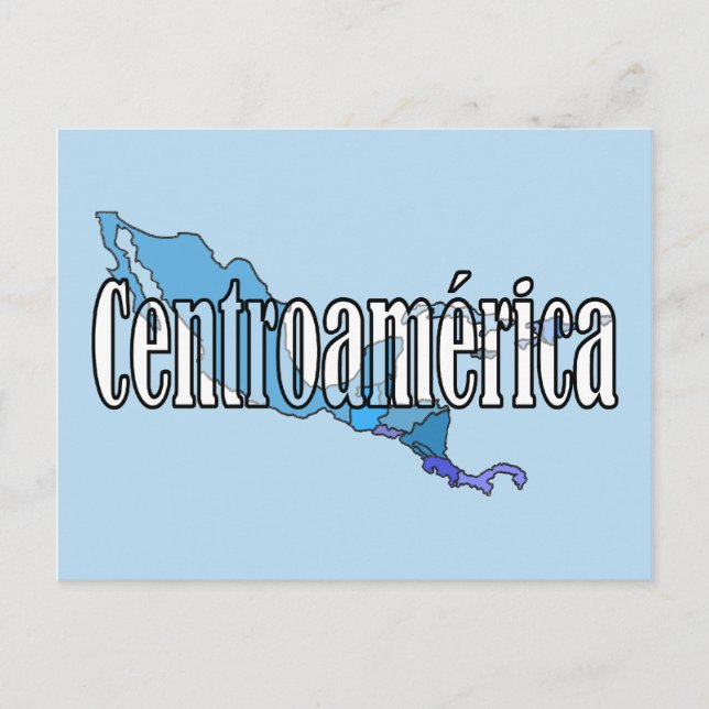 Centralamerika Vykort (Framsida)