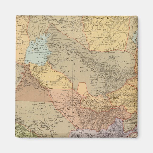 Centralasien 2 magnet (Framsidan)