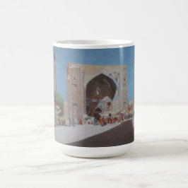 Centralasiens stad Samarkand Kaffemugg