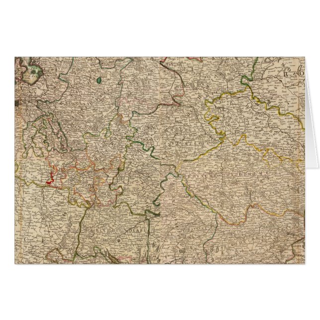 Centraleuropa 2 hälsningskort (Framsidan Horizontal)