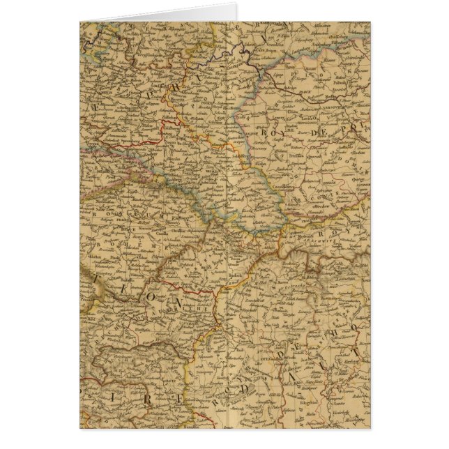 Centraleuropa 3 hälsningskort (Framsidan)