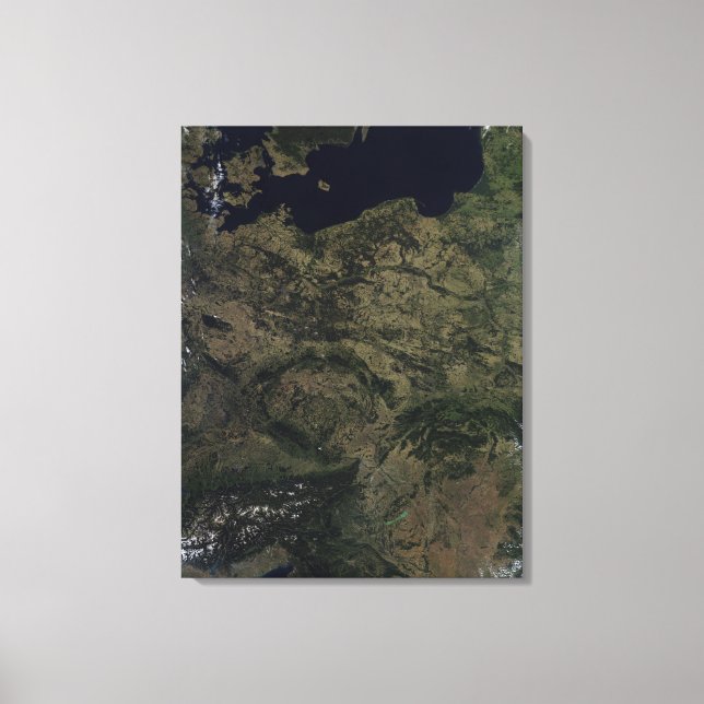 Centraleuropa Canvastryck (Framsida)