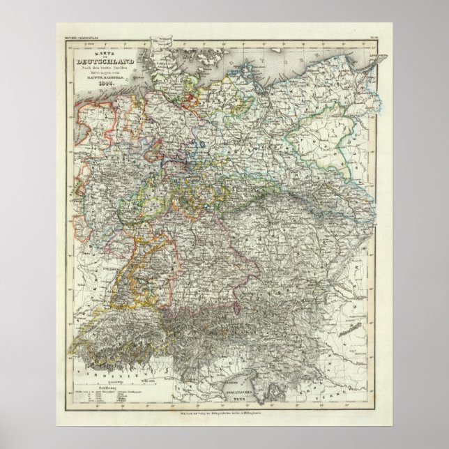 Centraleuropa, Tysklanda, Polen Poster (Framsidan)