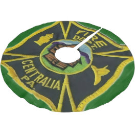 Centralia PA, FD Julgransmatta Borstad Polyester