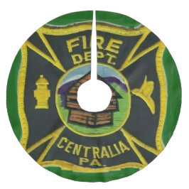 Centralia PA, FD Julgransmatta Borstad Polyester