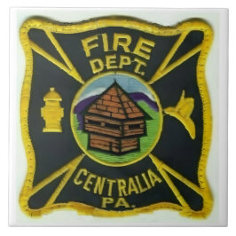 Centralia PA, FD Kakelplatta
