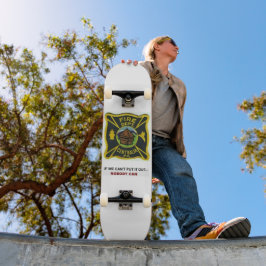 Centralia PA, FD Mini Skateboard Bräda 18,5 Cm