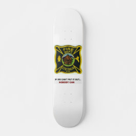 Centralia PA, FD Mini Skateboard Bräda 18,5 Cm