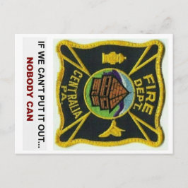 Centralia PA, FD Vykort