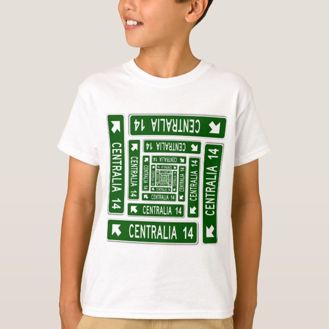 Centralia PA T Shirt (Framsida)