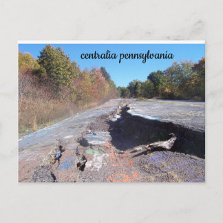 centralia pennsylvania graffiti road vykort