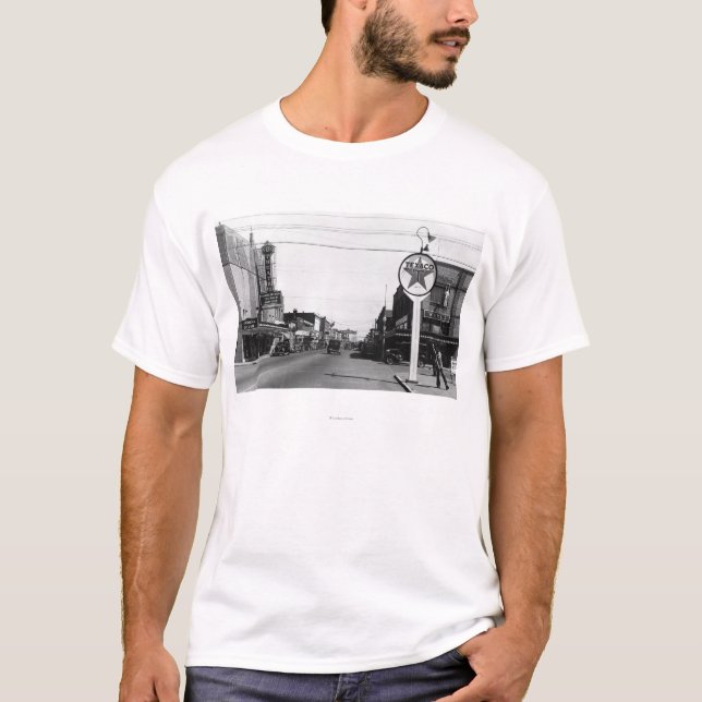 Centralia Town för WA-gataplats beskådar T Shirt (Framsida)