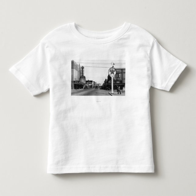 Centralia Town för WA-gataplats beskådar Tröja (Framsida)