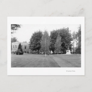 Centralia, WA Town View of City Park-foto Vykort