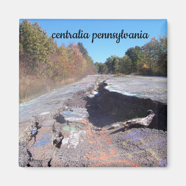 centraliserad pennsylvania graffiti Highway magnet (Framsidan)