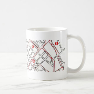 CentralManchester karta Kaffemugg