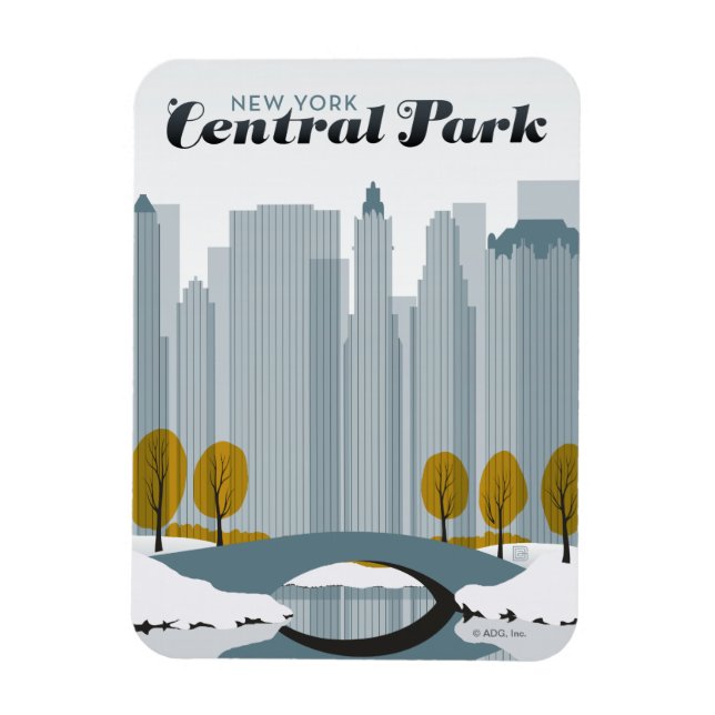 Centralparken, NYC - Snö Magnet (Vertikal)