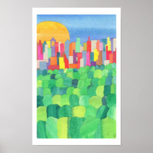 Centralparken Tak vid Met Poster