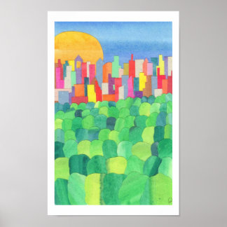 Centralparken Tak vid Met Poster