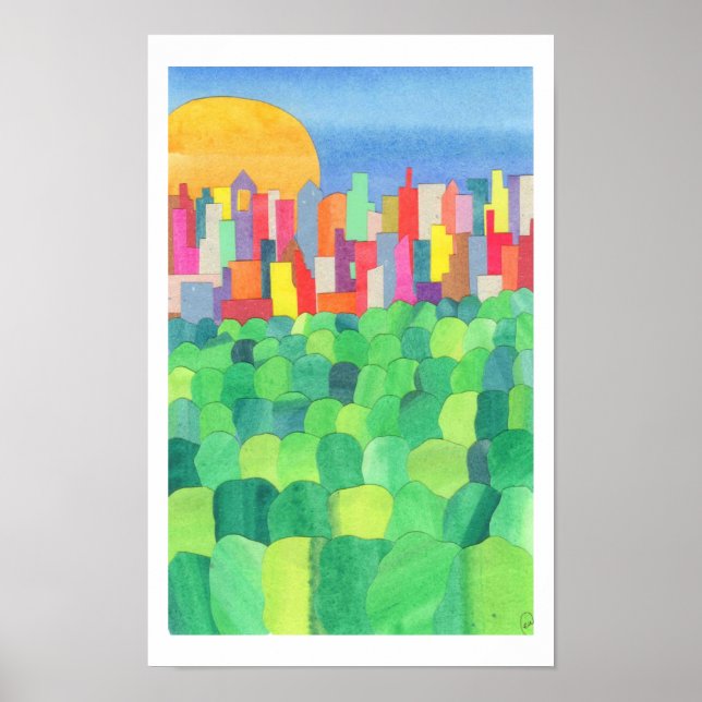 Centralparken Tak vid Met Poster (Framsidan)