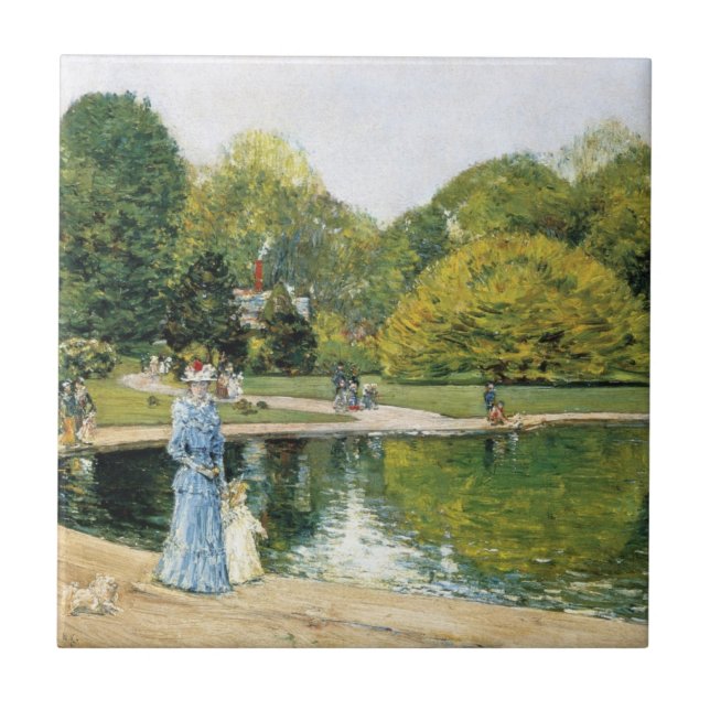 Centralparkens historiska vy (New York) Kakelplatta (Framsidan)