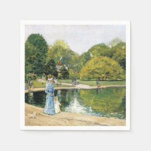 Centralparkens historiska vy (New York) Pappersservett