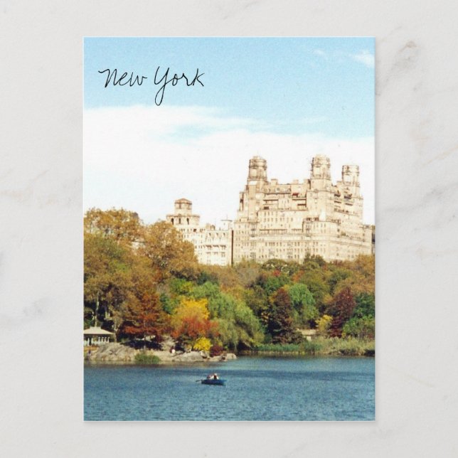 centralparksfall vykort (Framsida)