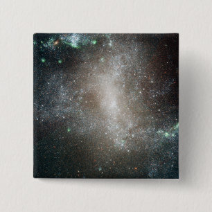 Centralregion av den gallerförsedda spiral galaxe knapp