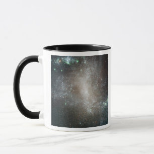 Centralregion av den gallerförsedda spiral galaxe mugg