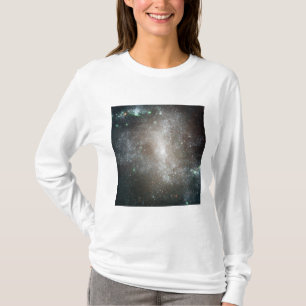Centralregion av den gallerförsedda spiral galaxe tee