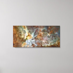 Centralregionen av den Carina nebulaen Canvastryck