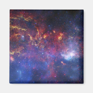 Centralregionen av den Milky långt galaxen Magnet