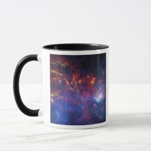 Centralregionen av den Milky långt galaxen Mugg
