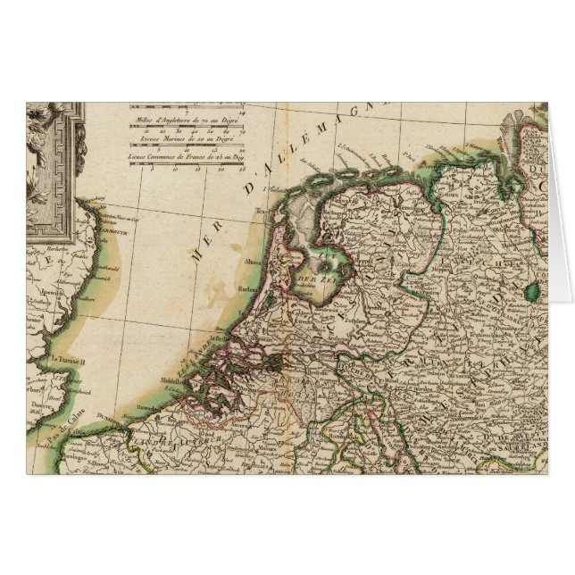 Centralt Tysklant 2 Hälsningskort (Framsidan Horizontal)