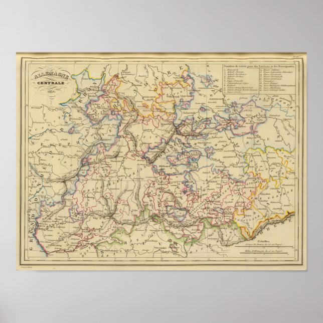 Centralt Tysklant Poster (Framsidan)