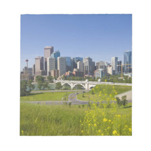 Centre St Bridge och Downtown Calgary, Alberta, 2 Anteckningsblock