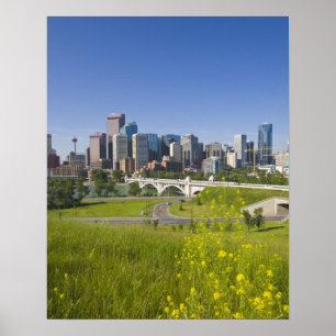Centre St Bridge och Downtown Calgary, Alberta, 2 Poster
