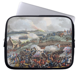 Centrera av den brittiska armén i handling på ba laptop sleeve
