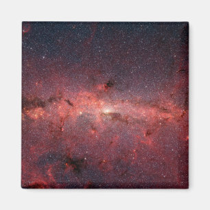Centrera av den Milky långt galaxen Magnet