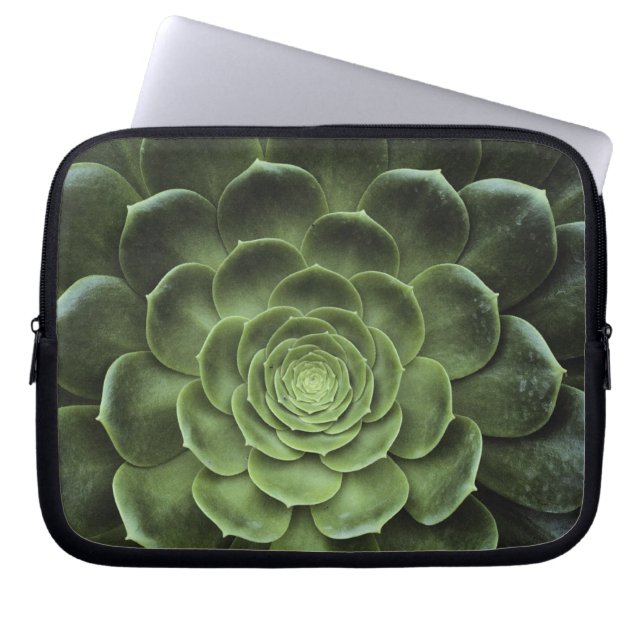 Centrera av kaktusen laptop sleeve (Framsidan)