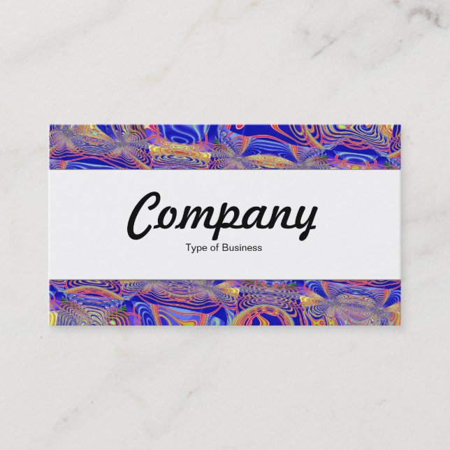 Centrera band - Fractal Abstrakt 061012a Visitkort (Framsida)