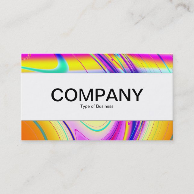 Centrera band - Fractal Abstrakt 061012f Visitkort (Framsida)