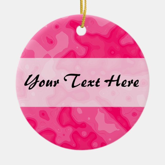 Centrera band julgransprydnad keramik (Framsidan)